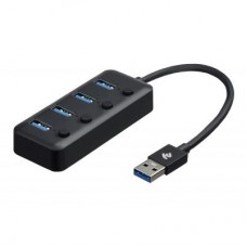 Концентратор 2E USB 2.0 to 4*USB3.0, with switch, 0.25 м (2E-W1405)