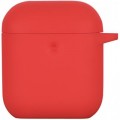 Чохол для навушників 2E для Apple AirPods Pure Color Silicone 3.0 мм Red (2E-AIR-PODS-IBPCS-3-RD)