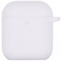 Чохол для навушників 2E для Apple AirPods Pure Color Silicone 3.0 мм Star White (2E-AIR-PODS-IBPCS-3-WT)