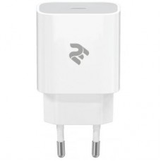 Зарядное устройство 2E USB-C Wall Charger PD3.0 DC5V/3A, 20W, white (2E-WC1USBC20W-W)