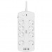 Мережевий фільтр живлення 2E 8XSchuko, 3G*1.5мм, 4*USB-A, 3м, white (2E-SP815M3USBWH)