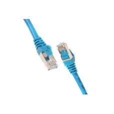 Патч-корд 1м S/FTP Cat 6 CU PVC 26AWG 7/0.16 blue 2E (2E-PC6SFTPCOP-100BL)