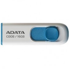 USB флеш накопичувач ADATA 16GB C008 White USB 2.0 (AC008-16G-RWE)