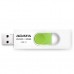 USB флеш накопитель ADATA 32GB UV320 White/Green USB 3.1 (AUV320-32G-RWHGN)