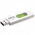 USB флеш накопитель ADATA 32GB UV320 White/Green USB 3.1 (AUV320-32G-RWHGN)