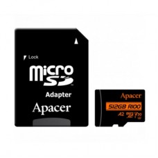 Карта пам'яті Apacer 512GB microSD class 10 UHS-I U3 (AP512GMCSX10U8-R)