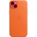 Чехол для мобильного телефона Apple iPhone 14 Plus Leather Case with MagSafe - Orange,Model A2907 (MPPF3ZE/A)