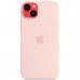 Чехол для мобильного телефона Apple iPhone 14 Plus Silicone Case with MagSafe - Chalk Pink,Model A2911 (MPT73ZE/A)