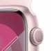 Смарт-годинник Apple Watch Series 9 GPS 41mm Pink Aluminium Case with Light Pink Sport Band - S/M (MR933QP/A)