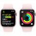 Смарт-часы Apple Watch Series 9 GPS 41mm Pink Aluminium Case with Light Pink Sport Band - S/M (MR933QP/A)