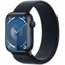 Смарт-годинник Apple Watch Series 9 GPS 45mm Midnight Aluminium Case with Midnight Sport Loop (MR9C3QP/A)