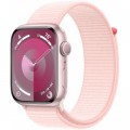 Смарт-годинник Apple Watch Series 9 GPS 45mm Pink Aluminium Case with Light Pink Sport Loop (MR9J3QP/A)