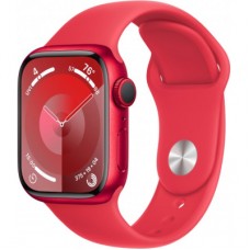 Смарт-часы Apple Watch Series 9 GPS 41mm (PRODUCT)RED Aluminium Case with (PRODUCT)RED Sport Band - M/L (MRXH3QP/A)