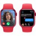 Смарт-годинник Apple Watch Series 9 GPS 41mm (PRODUCT)RED Aluminium Case with (PRODUCT)RED Sport Band - M/L (MRXH3QP/A)