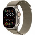 Смарт-годинник Apple Watch Ultra 2 GPS + Cellular, 49mm Titanium Case with Olive Alpine Loop - Medium (MREY3UL/A)