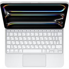 Чохол до планшета Apple Magic Keyboard for iPad Pro 11inch (M4) - Ukrainian - White,Model A2975 (MWR03UA/A)