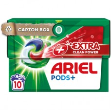 Капсулы для стирки Ariel Pods All-in-1 + Сила экстраочищения 10 шт. (8001090803412)