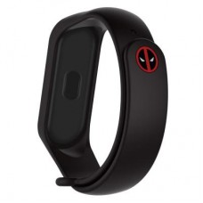 Ремінець до фітнес браслета Armorstandart Superhero Edition для Xiaomi Mi Band 5 Deadpool Black (ARM57071)