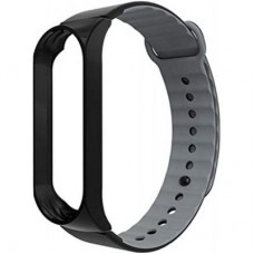 Ремінець до фітнес браслета Armorstandart Sport Silicone Band для Xiaomi Mi Band 3 Black/Grey (ARM54514)