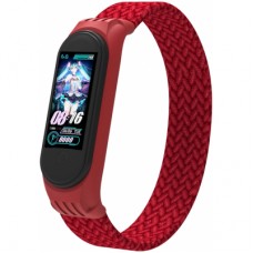 Ремінець до фітнес браслета Armorstandart Braided Solo Loop для Xiaomi Mi Band 4/5/6 Red size S (ARM59182)