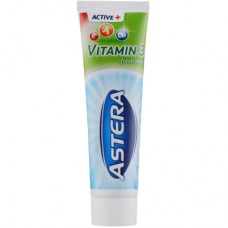 Зубна паста Astera Active+ Vitamin 3 Fresh Mint з вітамінами 100 мл (3800013510988)