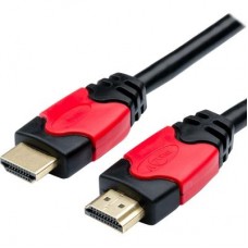 Кабель мультимедійний HDMI to HDMI 30.0m V2.0 Red/Gold Atcom (24930)