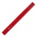 Линейка Axent plastic, 30cm, matt, burgundy (7530-04-А)