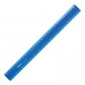 Лінійка Axent plastic, 30cm, matt, blue (7530-02-А)