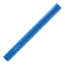 Лінійка Axent plastic, 30cm, matt, blue (7530-02-А)