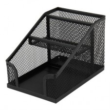 Подставка для мелочей Axent 100x143x100мм, wire mesh, black (2118-01-A)