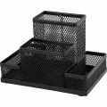 Підставка для дрібниць Axent 155x103x100мм, wire mesh, black (2117-01-A)