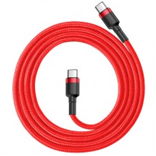 Дата кабель USB-C to USB-C 1.0m USB 3.1 3A red Baseus (CATKLF-G09)