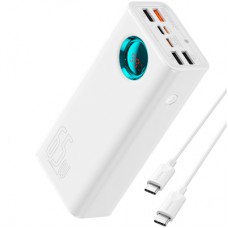 Батарея універсальна Baseus Amblight 26800mAh 65W OE, white (P10022402223-00)