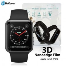 Плівка захисна BeCover Full Cover для Apple Watch Series 3/4 38mm/40mm (701963)