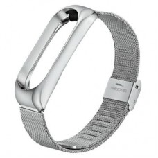 Ремінець до фітнес браслета BeCover Metal для Xiaomi Mi Band 3/4 Silver (704652)