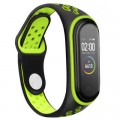 Ремінець до фітнес браслета BeCover Nike Style для Xiaomi Mi Smart Band 5 Black-Green (705152)