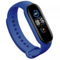 Ремешок для фитнес браслета BeCover Silicone для Xiaomi Mi Smart Band 5 Blue (705064)