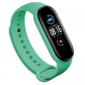 Ремешок для фитнес браслета BeCover Silicone для Xiaomi Mi Smart Band 5 Green (705067)