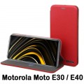 Чохол до мобільного телефона BeCover Exclusive Motorola Moto E30 / E40 Burgundy Red (707906)