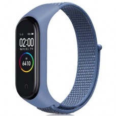 Ремешок для фитнес браслета BeCover Nylon Style для Xiaomi Mi Smart Band 5/6 Blue (705417)