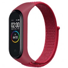 Ремінець до фітнес браслета BeCover Nylon Style для Xiaomi Mi Smart Band 5/6 Red (705431)