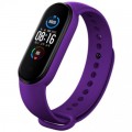 Ремінець до фітнес браслета BeCover Silicone для Xiaomi Mi Smart Band 5/6/7 Dark Purple (707654)