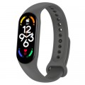 Ремінець до фітнес браслета BeCover Silicone для Xiaomi Mi Smart Band 7 Gray (707480)