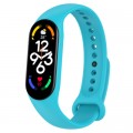 Ремінець до фітнес браслета BeCover Silicone для Xiaomi Mi Smart Band 7 Light Blue (707488)