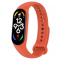 Ремінець до фітнес браслета BeCover Silicone для Xiaomi Mi Smart Band 7 Orange (707482)