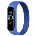 Ремешок для фитнес браслета BeCover Elastic Nylon Style для Xiaomi Mi Smart Band 5/6 (Size M) Deep Blue (706149)