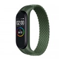 Ремешок для фитнес браслета BeCover Elastic Nylon Style для Xiaomi Mi Smart Band 5/6 (Size M) Khaki (706150)