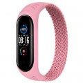 Ремешок для фитнес браслета BeCover Elastic Nylon Style для Xiaomi Mi Smart Band 5/6 (Size M) Pink (706152)