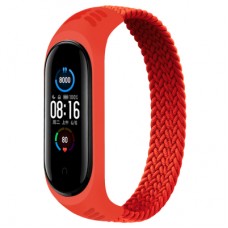 Ремінець до фітнес браслета BeCover Elastic Nylon Style для Xiaomi Mi Smart Band 5/6 (Size M) Red (706155)