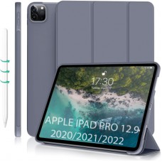 Чохол до планшета BeCover Tri Fold Soft TPU Silicone Apple iPad Pro 12.9 2020/2021/2022 Purple (711739)